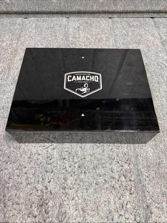 Camacho Cigar Box Other - Camacho Black Gloss Finish Cigar Box